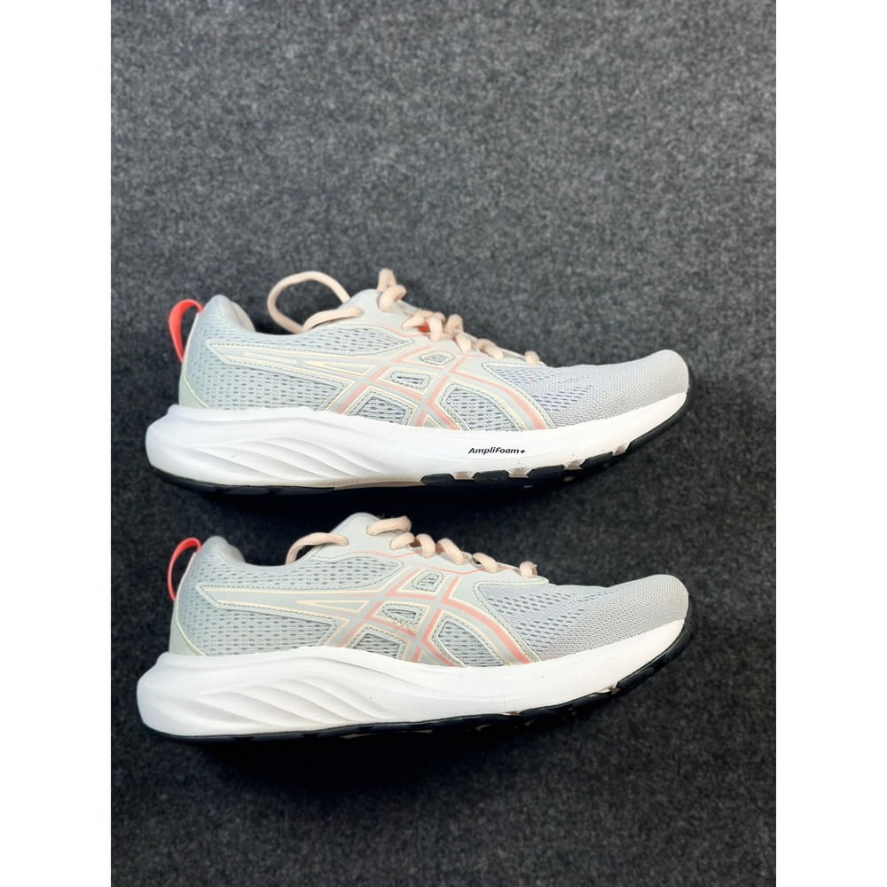 Asics Gel-Contend 9 Womens 8.5 Wide Running Shoes Grey Peach 1012B678 - Picture 7 of 11